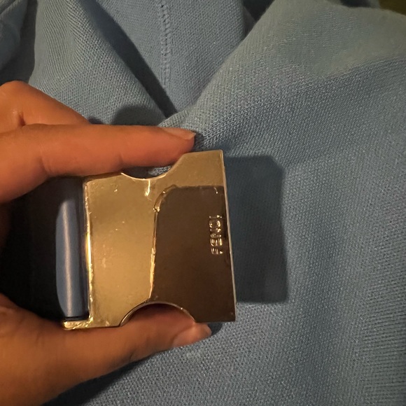 FENDI Scoop Neck Mini Dress Size: M | US6, IT42 Zucca Motif - Picture 7 of 9